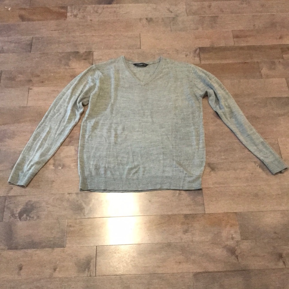 Gray Cedar Wood State Sweater